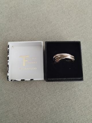 Anillo infinito plata mujer