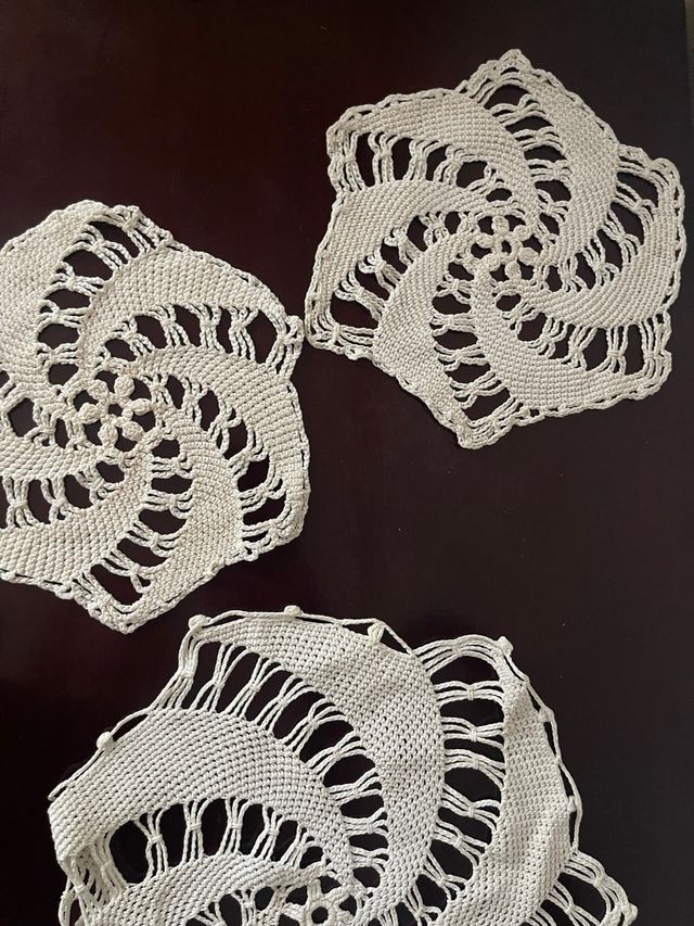 Tovaglioli all'uncinetto