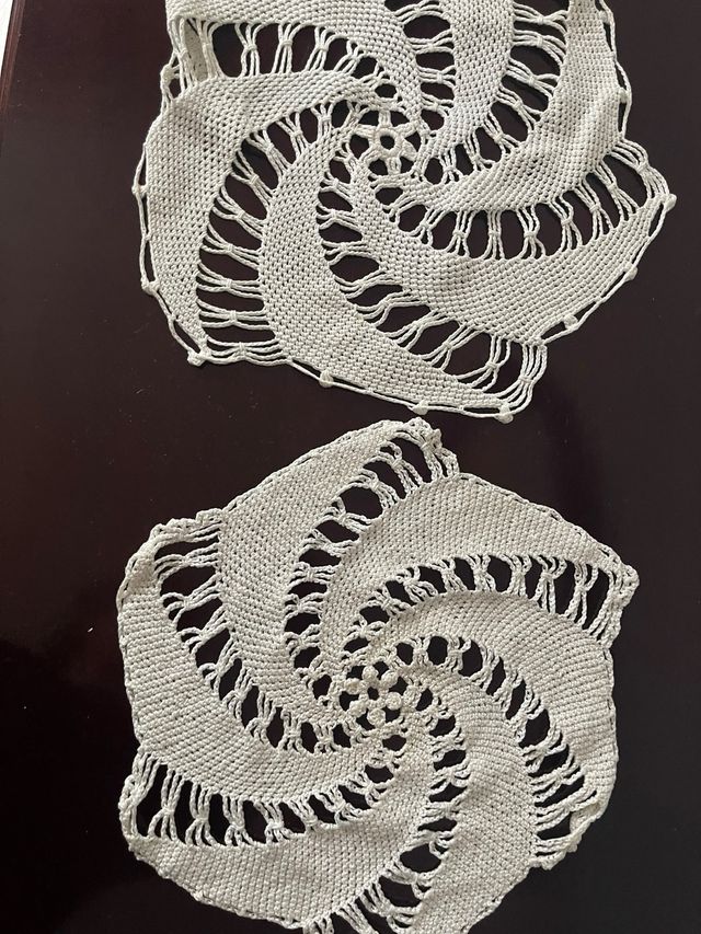 Tovaglioli all'uncinetto