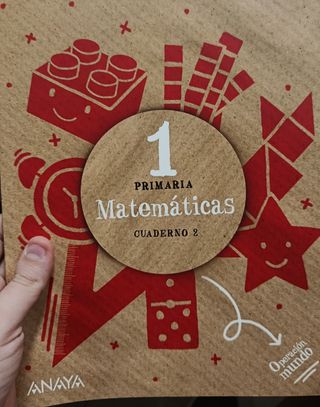 Cuad. Matemáticas 1°EP 2°trim Anaya 
9788466759588