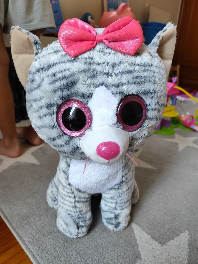 Ty Gato Gris 40 cm
