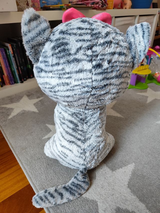 Ty Gato Gris 40 cm