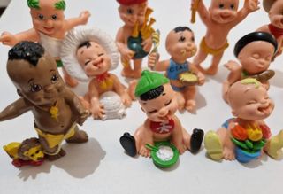 LOTE 12 FIGURA GOMA PVC GALOOB 1992 BEBES