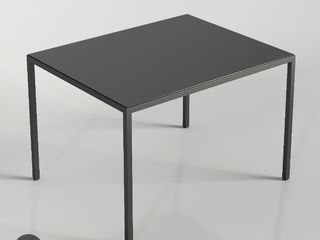 Mesa centro metal/tablero. Superficie reversible