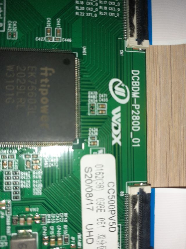 Placa T-con td systems modelo k50dlx11us