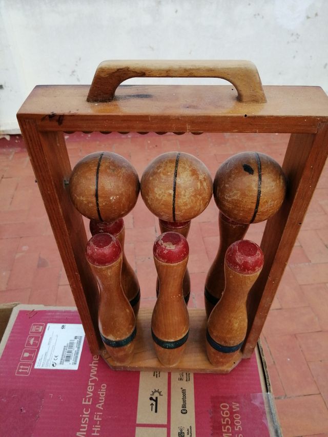 Bolos madera antiguos