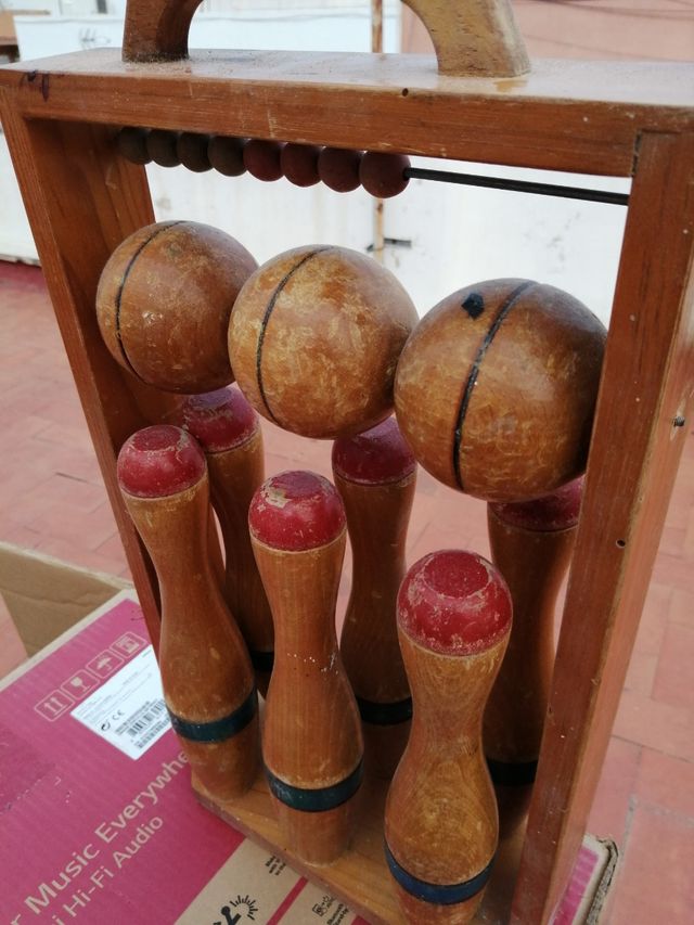 Bolos madera antiguos