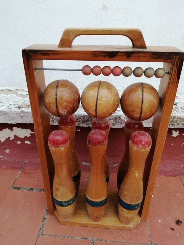 Bolos madera antiguos