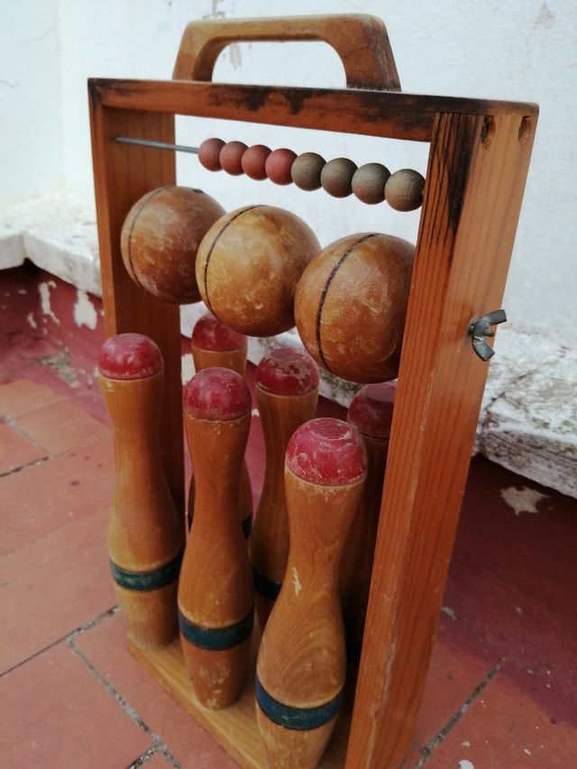 Bolos madera antiguos