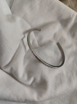 Brazalete acero grabado - nuevo