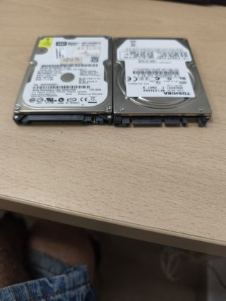 2 HDD 120GB - Toshiba & WD