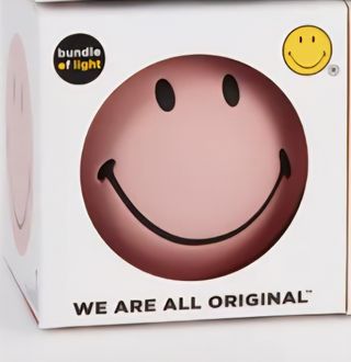 Lámpara Smiley mini rosa