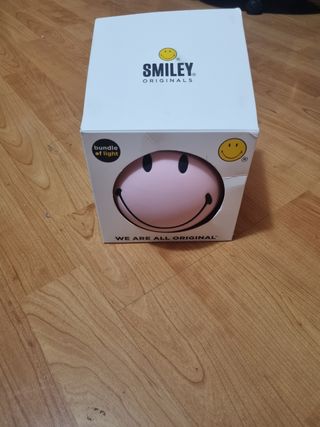 Lámpara Smiley mini rosa