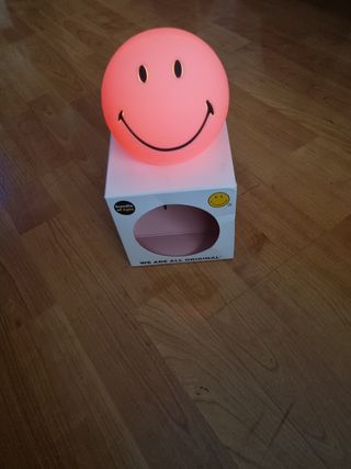 Lámpara Smiley mini rosa