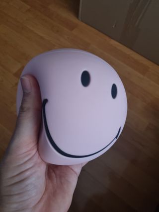 Lámpara Smiley mini rosa