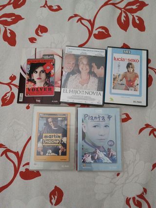 5 DVDs películas españolas