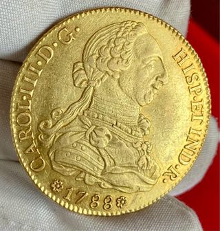8 Escudos Oro 1788 Sevilla 27,05 g Carlos III