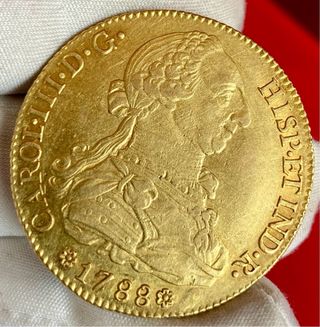 8 Escudos Oro 1788 Sevilla 27,05 g Carlos III
