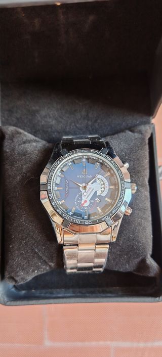 Reloj WEIGUAN cronógrafo azul