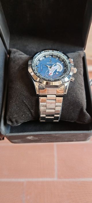 Reloj WEIGUAN cronógrafo azul