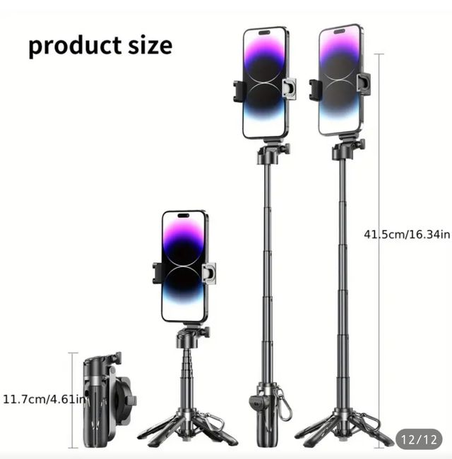 Trípode móvil 41.5cm - Soporte teléfono