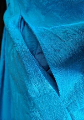 Vestido LANIDOR turquesa festa