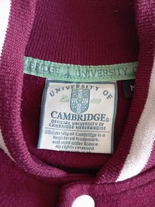 Chaqueta universitaria Cambridge