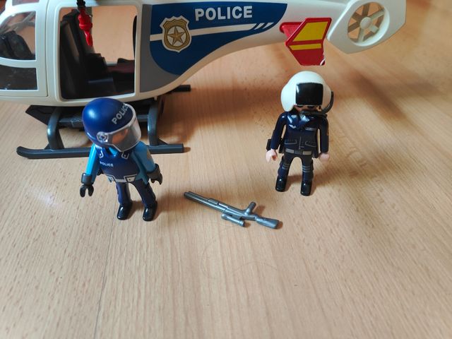 Helicóptero Playmobil policía