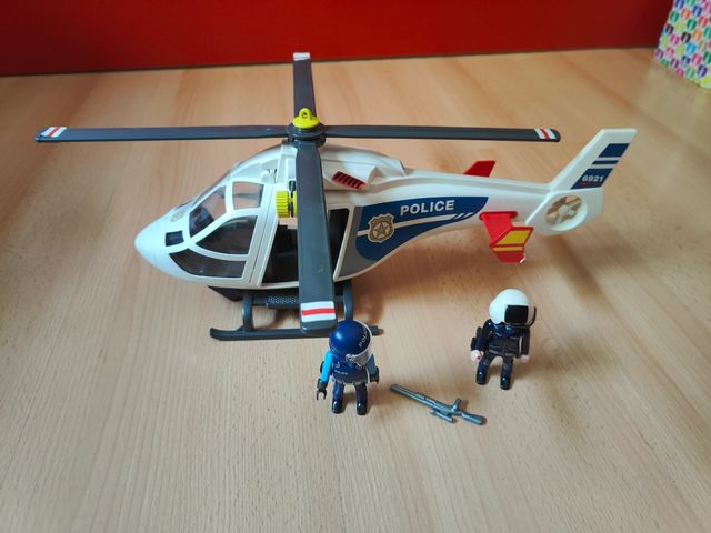 Helicóptero Playmobil policía