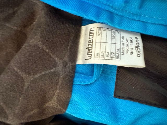 traje esquí adulto talla M