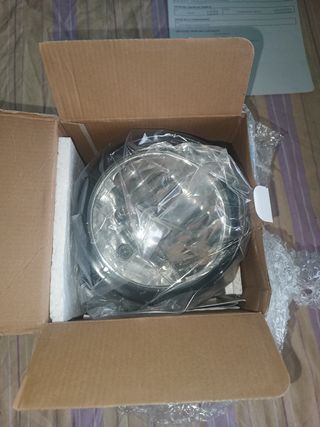 Faro delantero moto custom
