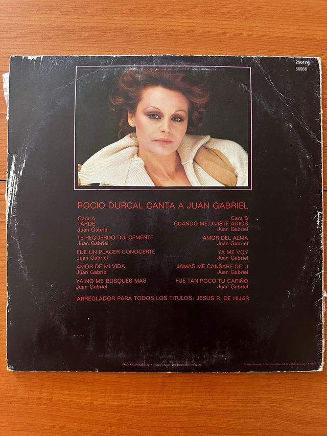Vinilo Rocio Durcal - Juan Gabriel