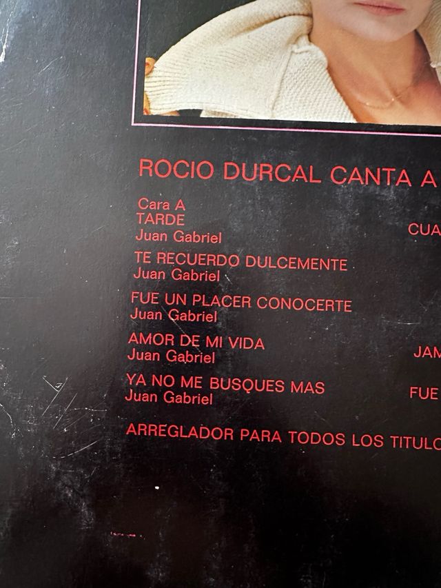 Vinilo Rocio Durcal - Juan Gabriel