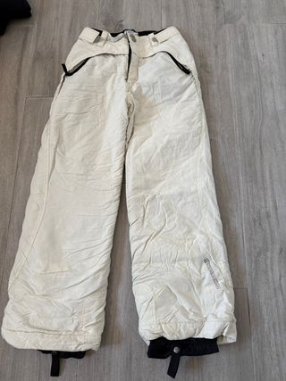 Pantalones esquí blancos