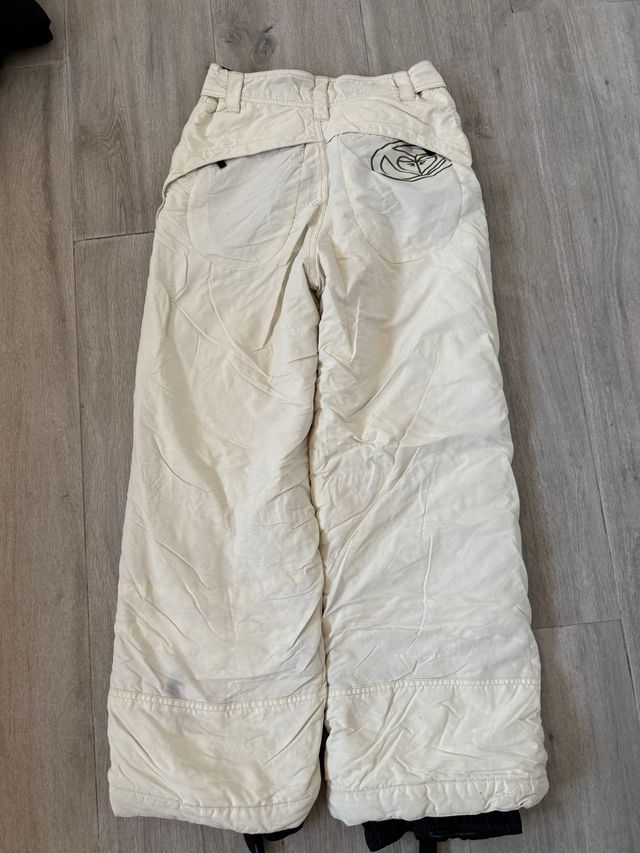 Pantalones esquí blancos