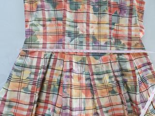 Abito bimba scozzese multicolor