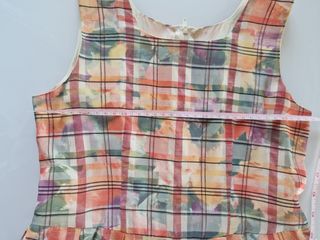 Abito bimba scozzese multicolor