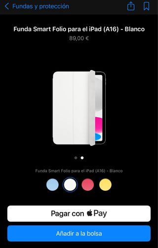 Funda Apple Smart Folio iPad - (10ª y 11ª Gen)