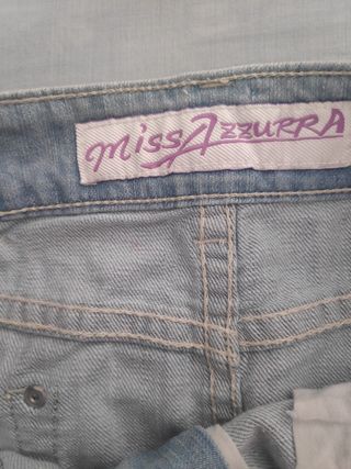 Minifalda vaquera Miss Azzurra