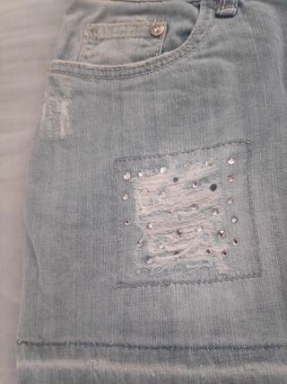 Minifalda vaquera Miss Azzurra