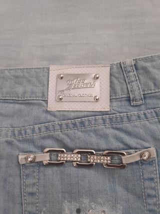 Minifalda vaquera Miss Azzurra