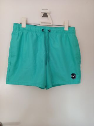 Bañador Hollister verde talla S