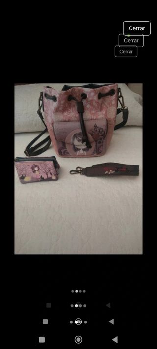 Bolso y monedero Sweet Candy rosa