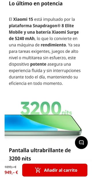 Xiaomi Mi 15 Negro - 512GB