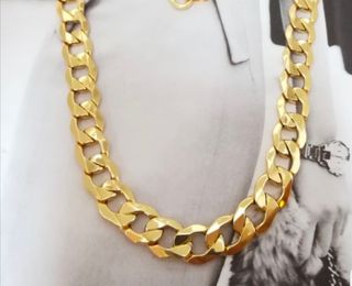 Cadena laminada en oro 18k 