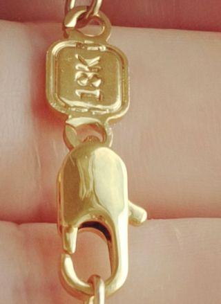 Cadena laminada en oro 18k 