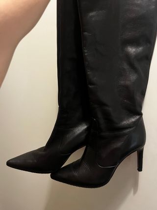 Botas altas Zara negras - 37
