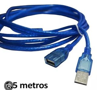 Cable USB 5m - Azul