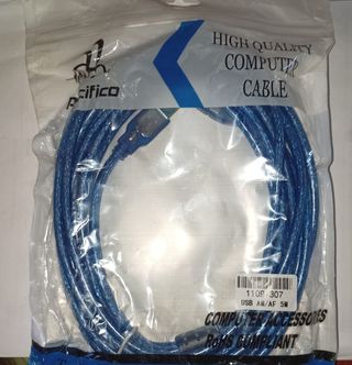 Cable USB 5m - Azul