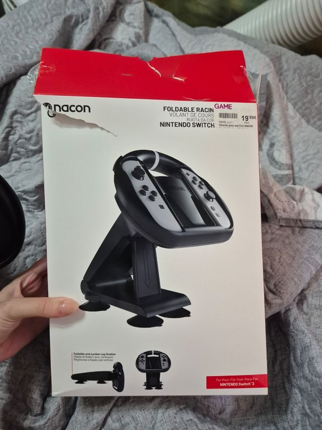 Volante Naccon Nintendo Switch 2 Recién abierto